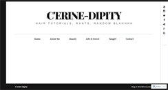 Desktop Screenshot of cerine-dipity.com