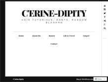 Tablet Screenshot of cerine-dipity.com